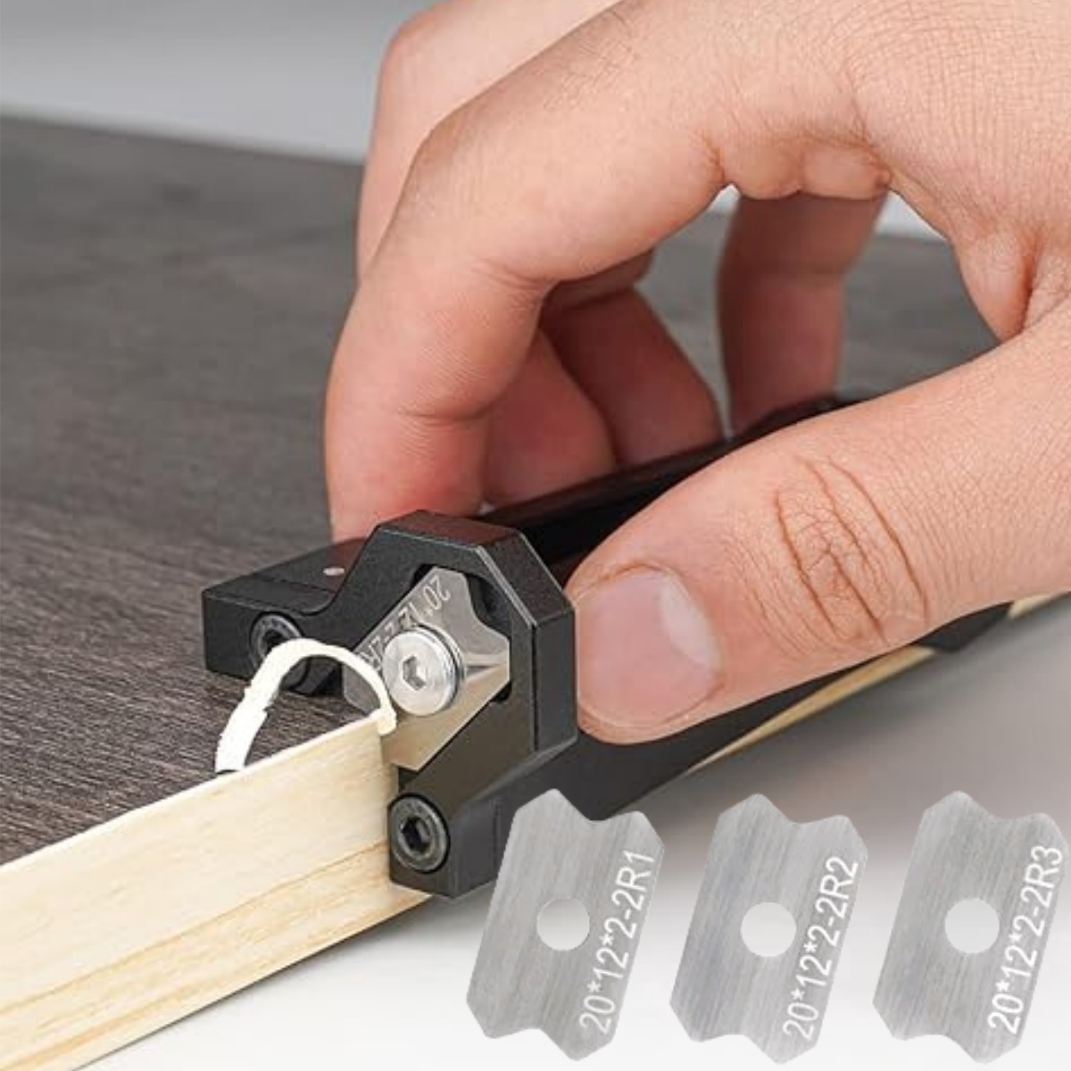 Woodworking Basics - أداة تشذيب حواف قشرة الخشب، أداة