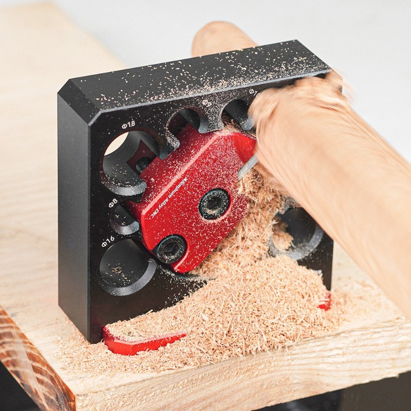 Woodworking Jig - أداة صنع القضبان الدائرية بالدريل الكهربائي،