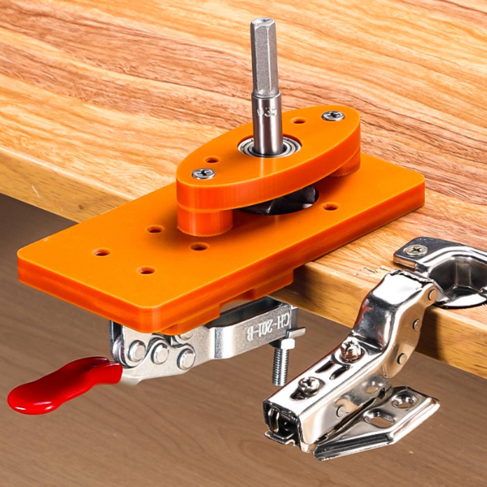 Woodworking Jig - أداة حفر مفصلات الأبواب 35 مم،