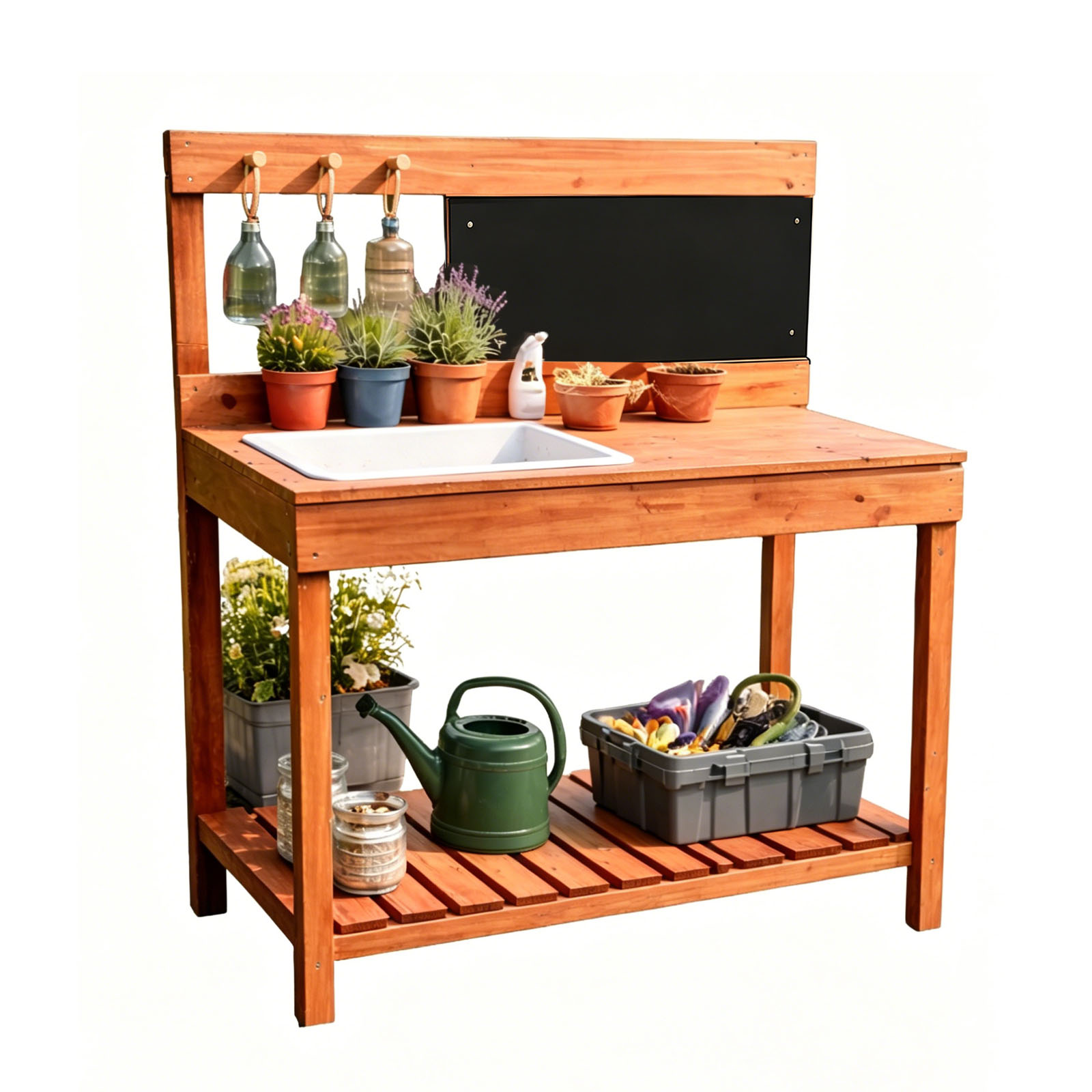 Woodworking Work Table - طاولات زراعة خشبية للأطفال للاستخدام في