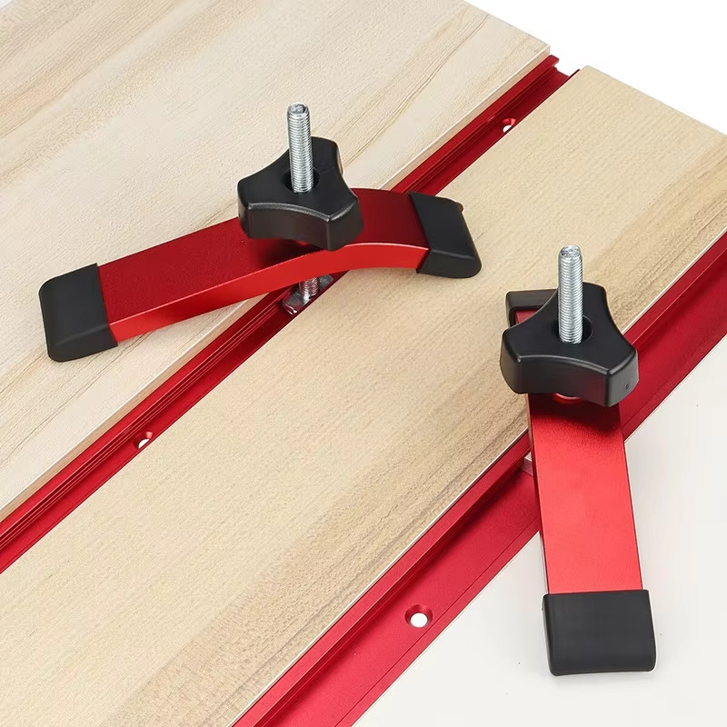 Woodworking Basics - مشبك تثبيت سريع المفعول من الألومنيوم،