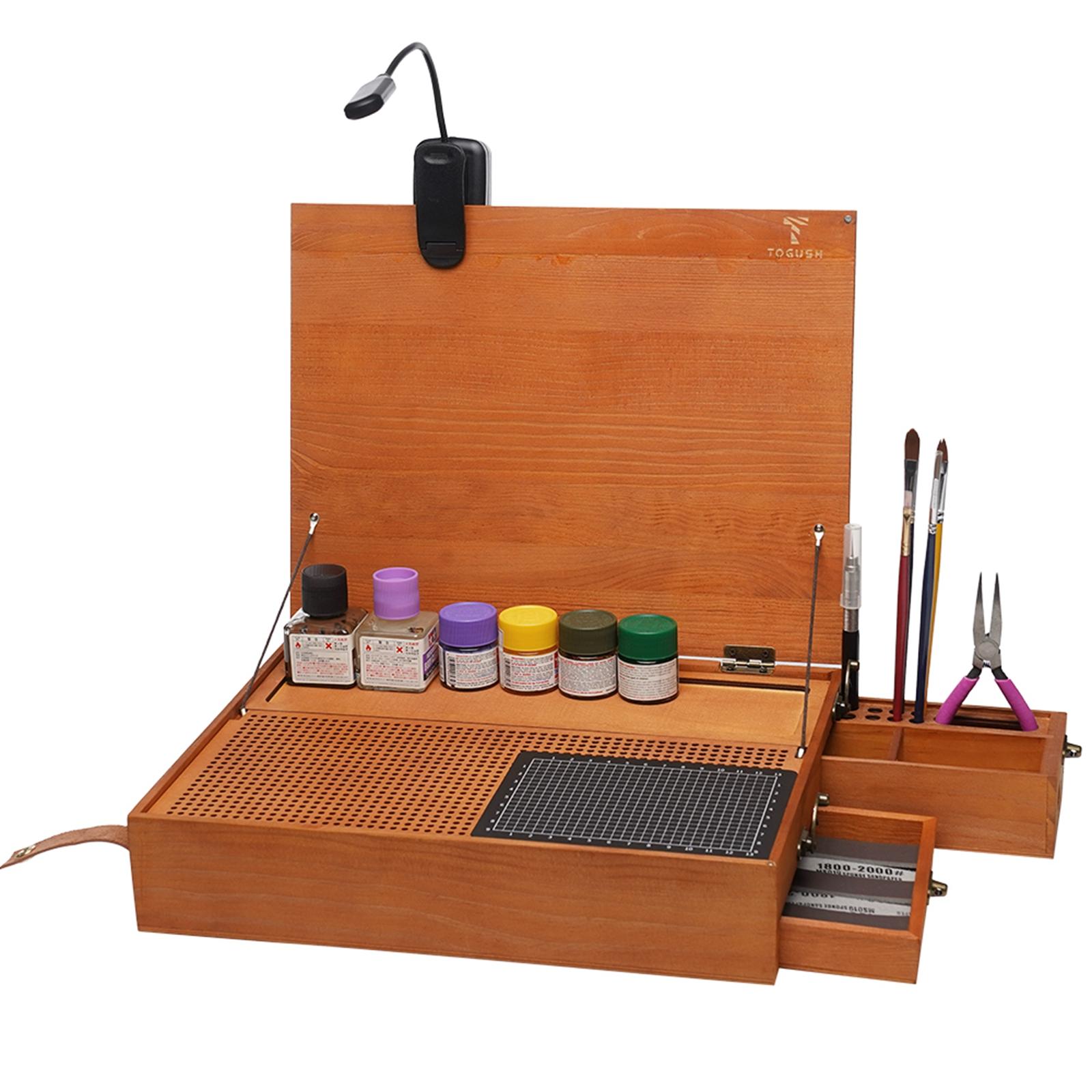 Woodworking Shop - طاولة عمل هواية لبناء النماذج، منظم
