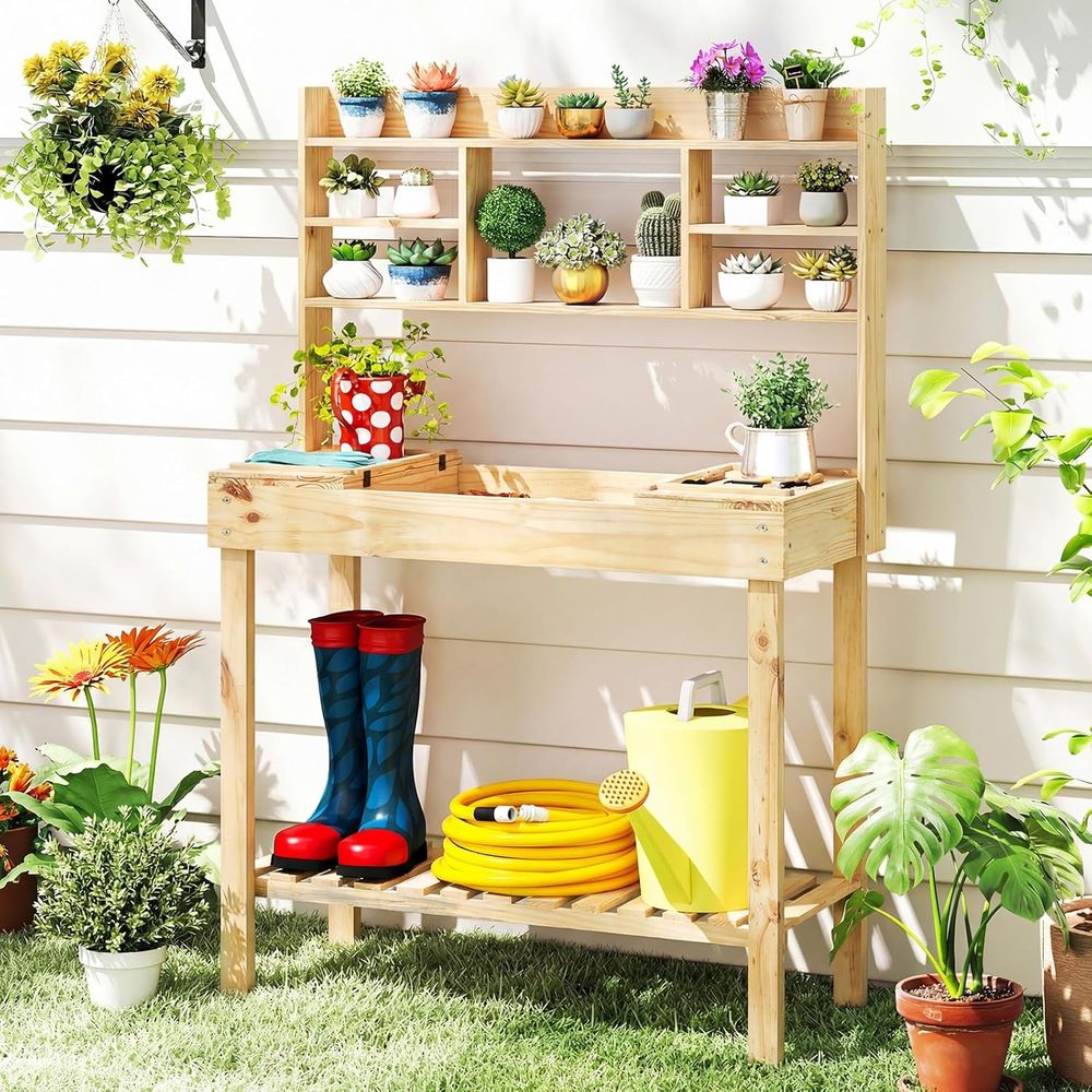 Woodworking Work Table - طاولة عمل للحدائق، طاولة عمل خشبية