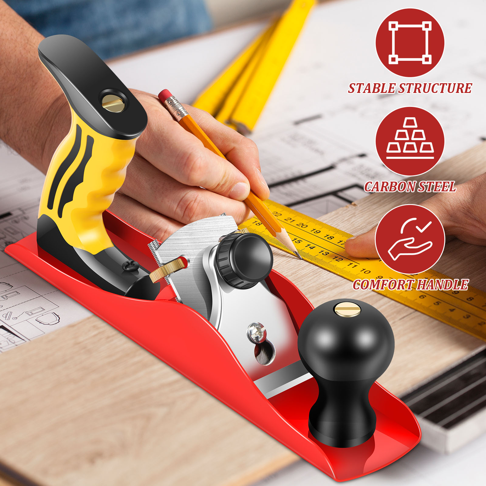 الخشب اليد المسوي مجموعة أداة  - مراجعة Woodworking Shop وسعره