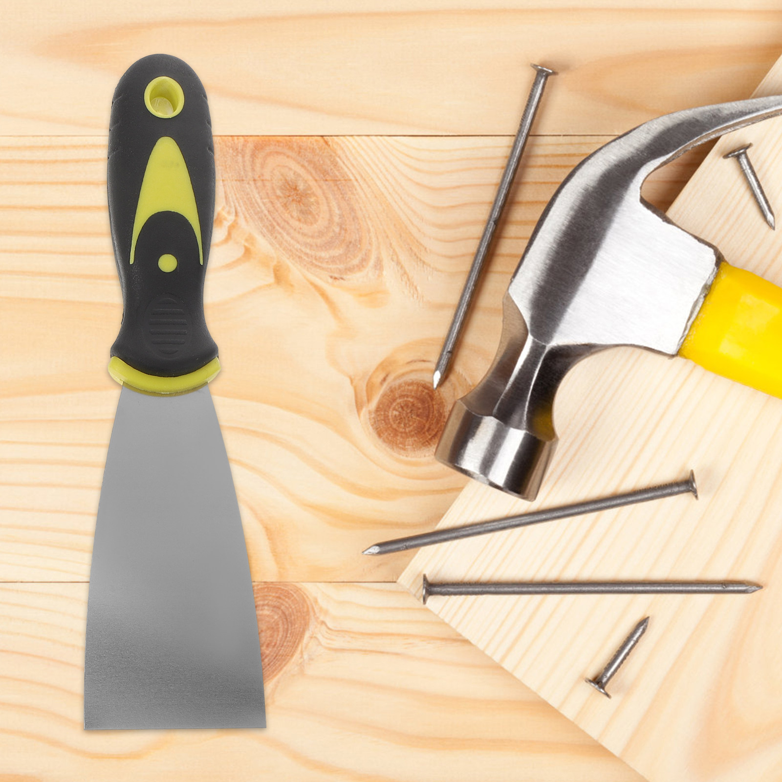 مجموعة من 4 سكاكين معجون بمقبض - مراجعة Woodworking Wallpaper وسعره