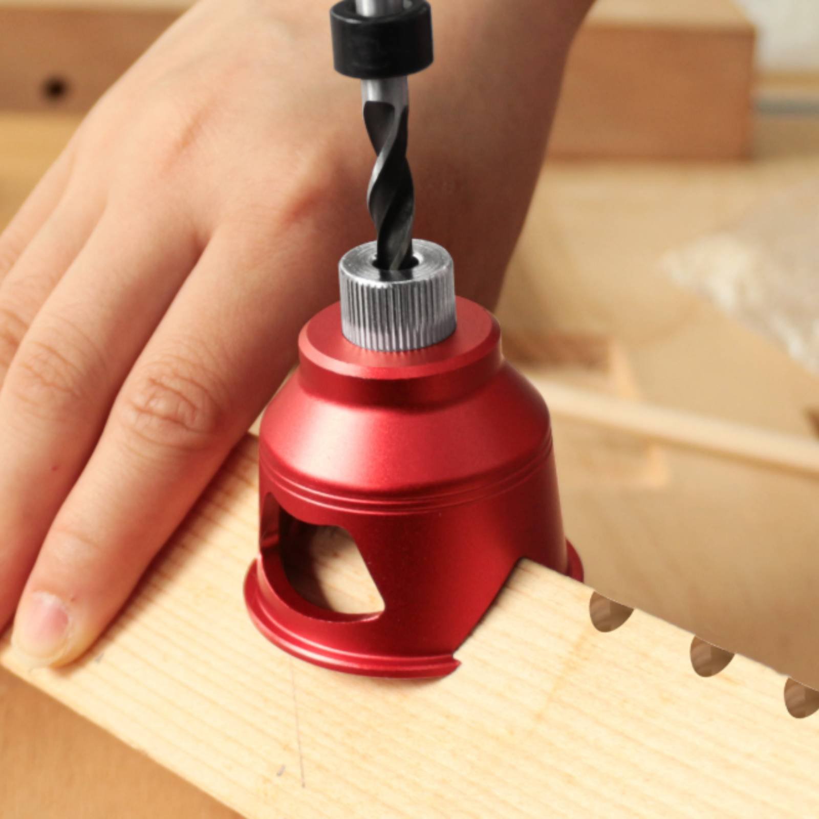 أداة تثبيت المسامير ذاتية التم - مراجعة Woodworking Jig وسعره
