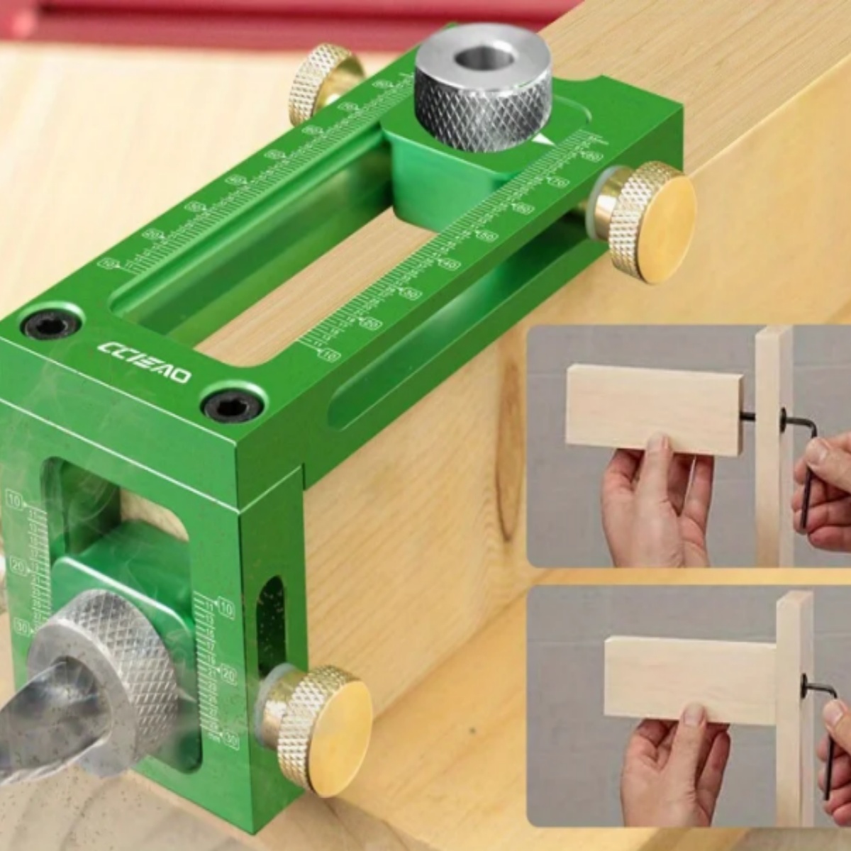 برغي تهزهز 2 في 1 قابل للتعديل - مراجعة Woodworking Jig وسعره