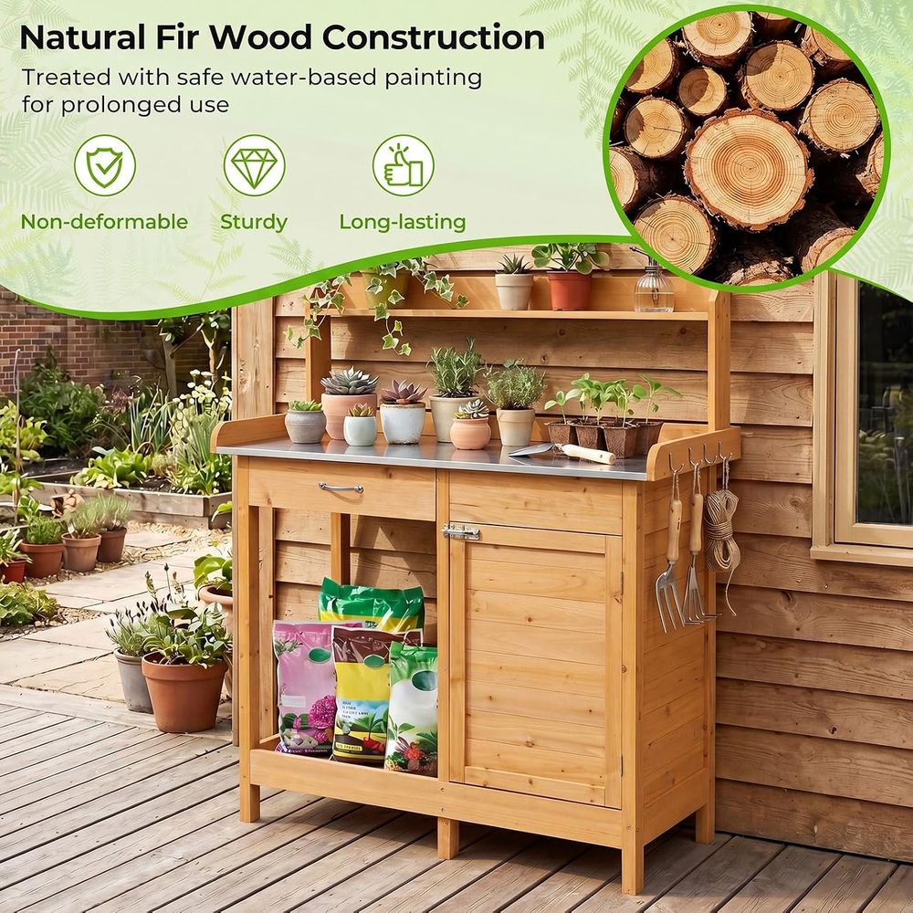 طاولة عمل خشبية للحدائق الخارج - مراجعة Woodworking Work Table وسعره